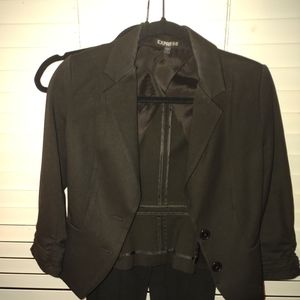 Black suit jacket